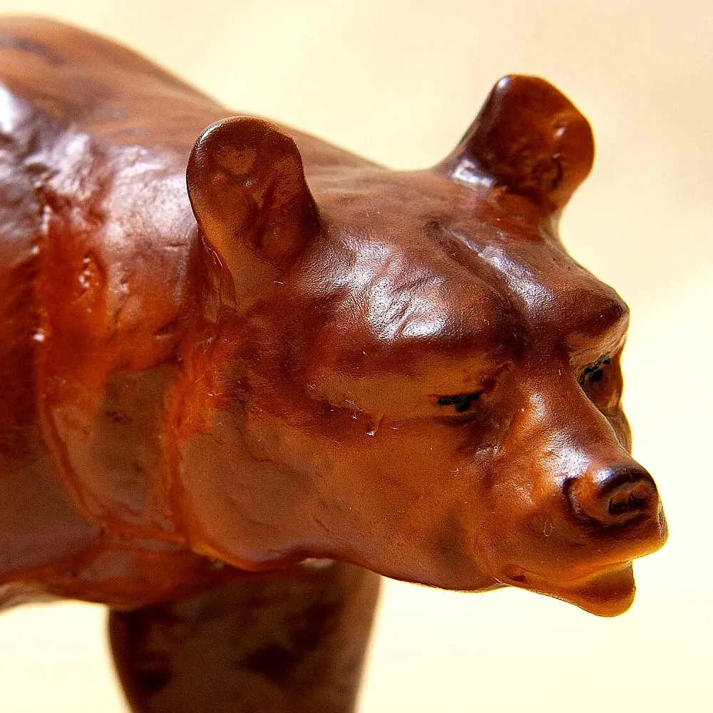 Редкость! Авторская фарфоровая статуэтка «БУРЫЙ МЕДВЕДЬ», Wallendorf Германия - 1963 год..