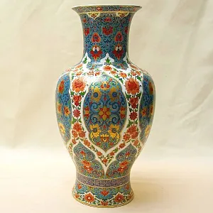 Большая Напольная Коллекционная Ваза «Wihan» фарфор KAISER Германия Н-45см.