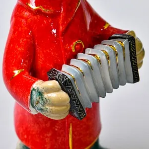 Авторская Коллекционная Фарфоровая Статуэтка «Крокодил Гена», Россия.