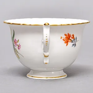 Фарфоровый Чайный Сервиз на 6-ть персон «Мейсенский букет», MEISSEN Германия, 1924 - 1934 годы.