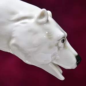 Антикварная Фарфоровая Статуэтка «БЕЛЫЕ МЕДВЕДИ», Karl Ens / Карл Энс, первая половина ХХ века.
