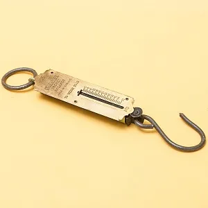 Ручные пружинные весы - Безмен на 50 Фунтов, SALTER'S Англия начало ХХ века.