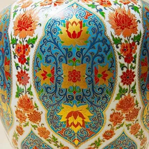 Большая Напольная Коллекционная Ваза «Wihan» фарфор KAISER Германия Н-45см.