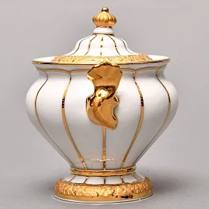 Редкость! Фарфоровый Кофейный сервиз на 6 персон - 21 предмет, Х форма MEISSEN, Германия.