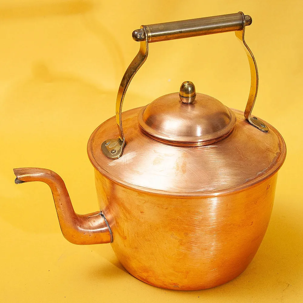 Винтажный Медный Чайник на 3 литра. Франция середина ХХ века.