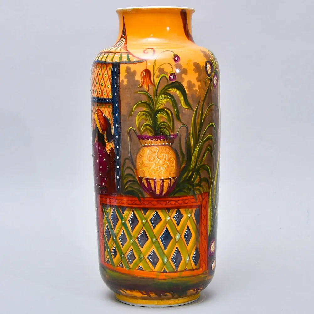 Редкие!!! Большие Антикварные Парные Вазы «Персидские мотивы», Франция VIEUX PARIS.