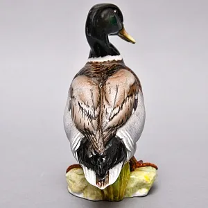 Коллекционная Фарфоровая статуэтка «Утка - Селезень», Испания, 50-70 годы ХХ века. 