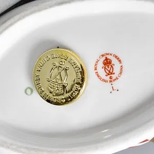 Коллекционное Пресс - Папье, Фарфоровая Статуэтка «УЛИТКА», Royal Crown Derby, Англия, 80-е гг. 