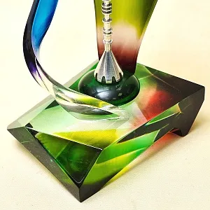 Редкость! Авиация - Памятный Подарок «40 лет Военно - Воздушной Академии им. Ю.А. Гагарина» Металл, Оргстекло - СССР -1980 год.