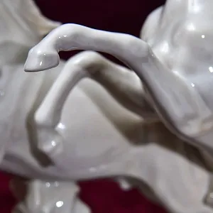 Коллекционная Фарфоровая Статуэтка «БЕГУЩИЕ ЛОШАДИ», Карл Энс / Karl Ens, Германия 60 гг.