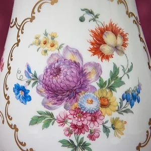 Винтажная Декоративная Ваза «Летний День» Фарфор, Gerold Porzellan Tettau, Германия.