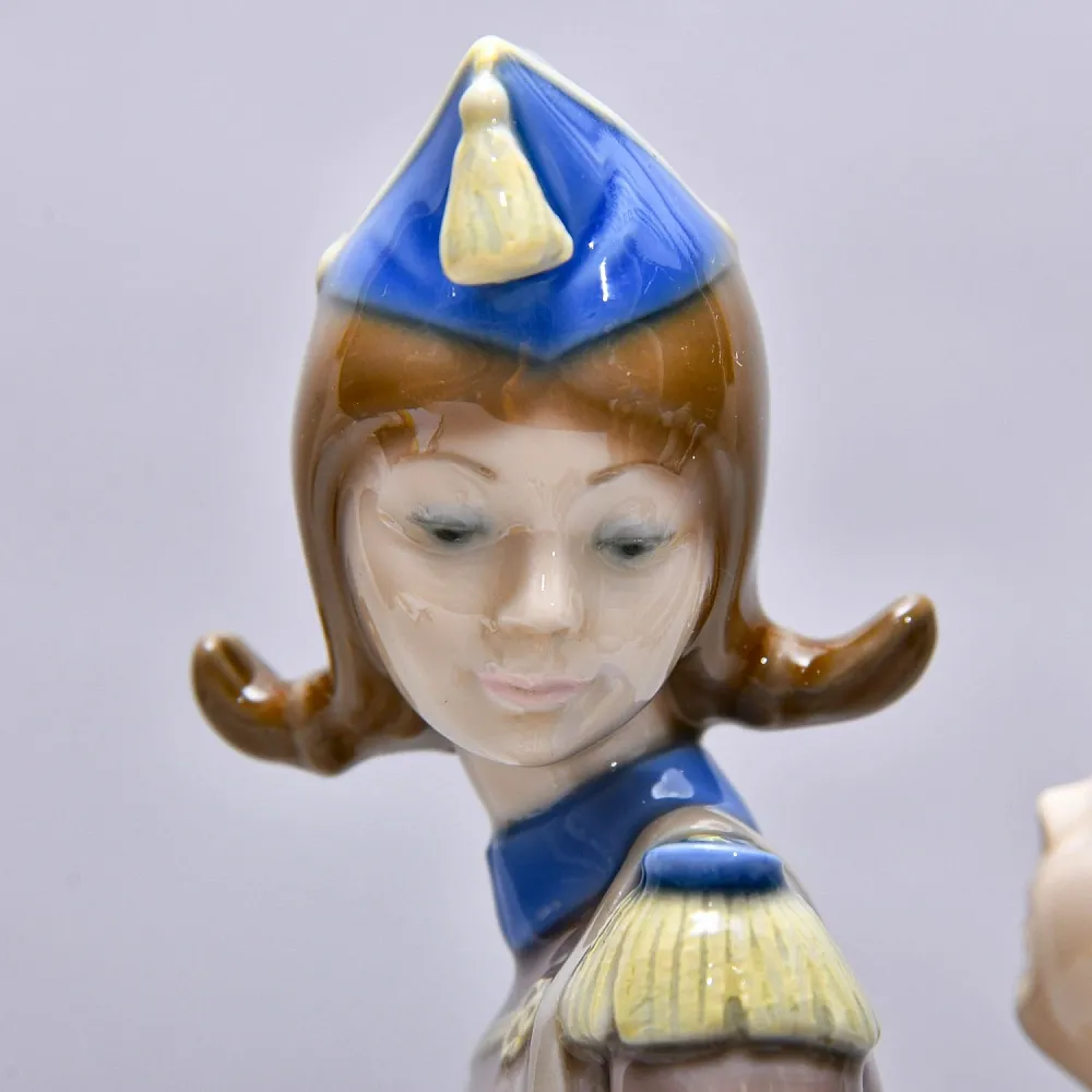 Редкость! Коллекционная Фарфоровая статуэтка «Маркитантка и Барабанщик», Lladro Испания.