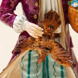 Парные Фарфоровые статуэтки «Сельская Ярмарка» Н-22см. SITZENDORF, Германия - 50гг..