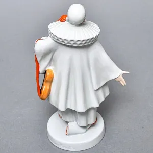 Антикварная Фарфоровая статуэтка «Поющий Пьеро», ROSENTHAL Германия - 1918 год.