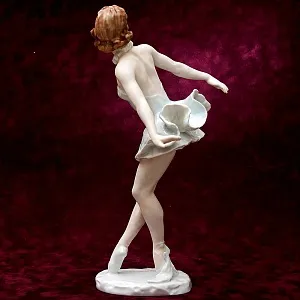 Большая Авторская Фарфоровая Статуэтка «БАЛЕРИНА» ROSENTHAL Германия -1954 год.