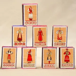 Памятный Сувенирый Набор - Хозяйственные Спички «8 -е МАТРА», СССР - 1967 год.