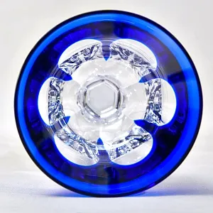 Редкость! Хрустальный Бокал для вина «Diana» - синий, NACHTMANN Германия, 60 -е годы ХХ века.