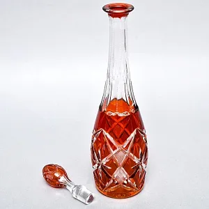 Редкость! Хрустальный Графин - Штоф VAL SAINT LAMBERT Бельгия, конец 50-х гг.