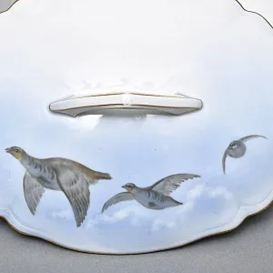 Столовый Фарфоровый сервиз «Охота» на 12 персон, Kaestner Saxonia Германия, первая половина ХХ века.