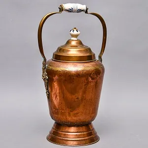 Редкость!!! Старинное Большое Медное Ведро для Угля - Зольник. Англия начало ХХ века.