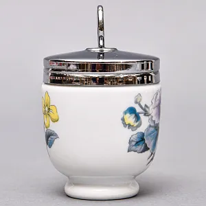 Фарфоровый Кодлер на 1 яйцо «Яблоневый цвет» для приготовления яиц,  ROYAL WORCHESTER, Англия.