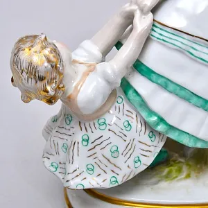 Редкость! Коллекционная Фарфоровая статуэтка «Мама и дети. На прогулке», Karl Ens Германия.