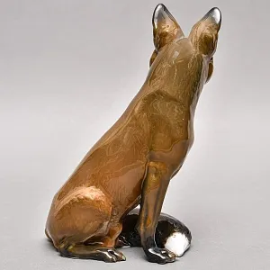  Авторская Коллекционная статуэтка «ЛИСА», Фарфор ROSENTHAL Германия - 1940 год.