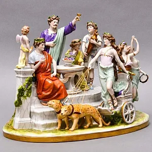 Редкость! Коллекционная Фарфоровая статуэтка «ТРИУМФ», Scheibe-Alsbach Германия, 1962 - 1972 годы. 