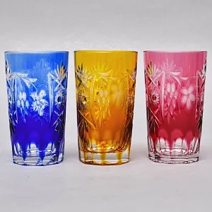 Хрустальные Стаканы для Воды серия «Виноград» - 6 штук, NACHTMANN Германия, 70-е гг.