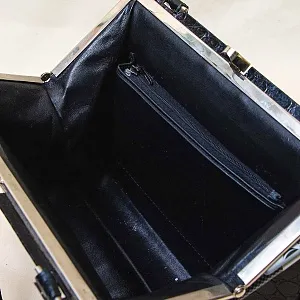 Винтажная Дамская Сумка из Натуральной Крокодиловой Кожи Западная Германия 50 -е годы ХХ века.