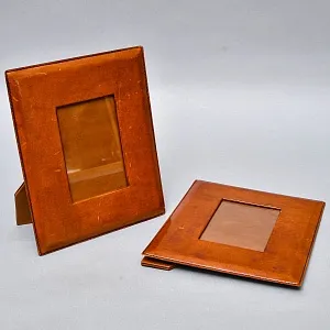 Редкость! Эксклюзивный Кабинетный Настольный Набор Четыре Предмета «БЮРО», Кожа Flamant, Бельгия.