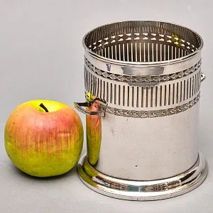  Сервировочная Металлическая Подставка для Бутылок - Бутылочная передача Silverpalted, SHEFFIELD Англия. 