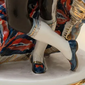 Редкость! Авторская Фарфоровая статуэтка «Испанский танец», СССР ЛЗФИ, 1967 - 1983 годы. 