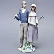 Коллекционная Фарфоровая статуэтка «ГОЛЬФИСТЫ», Lladro Испания.