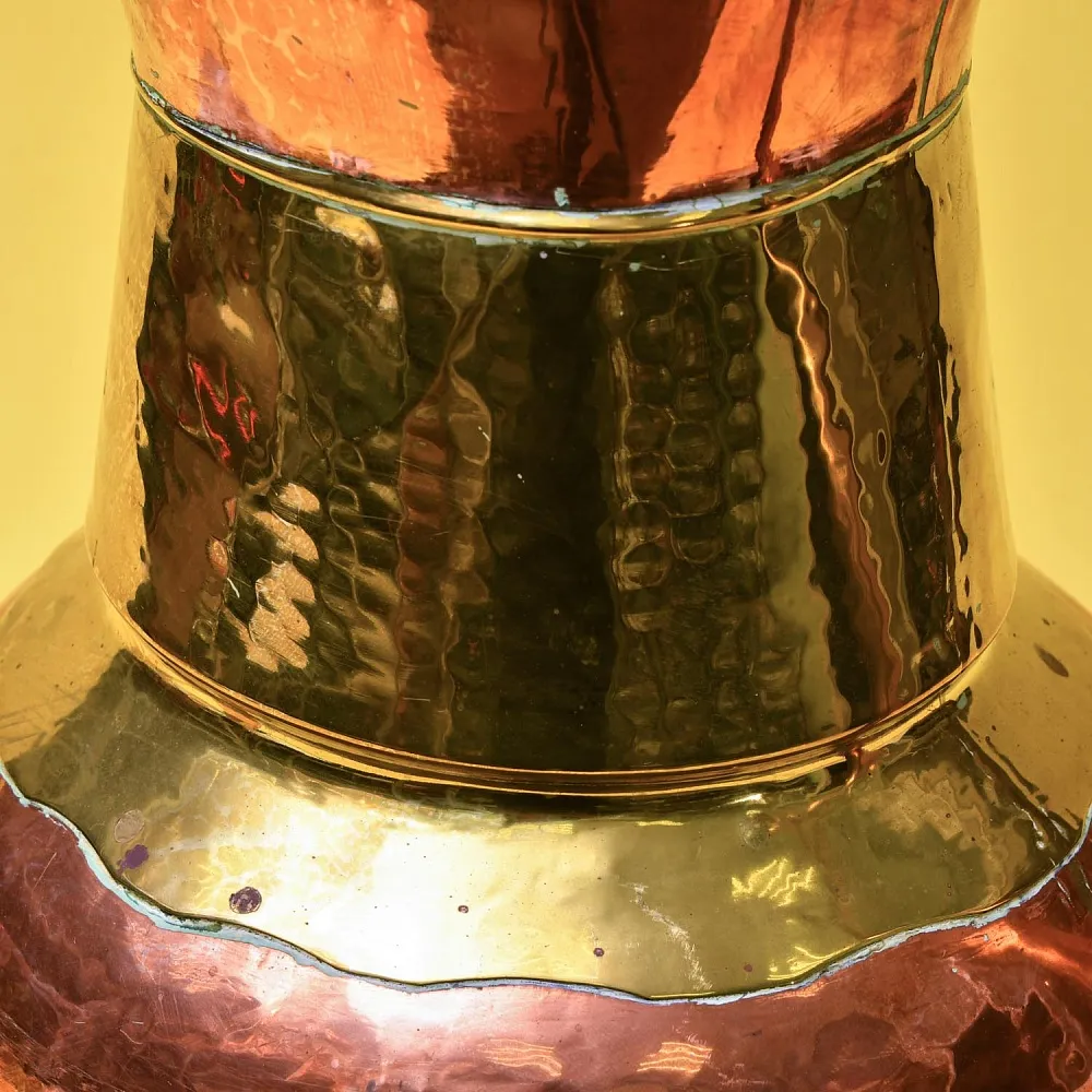 Большой Латунно - Медный Винтажный Кувшин или Подставка для зонтов. Бельгия 70-е годы ХХ века.