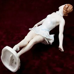 Большая Авторская Фарфоровая Статуэтка «БАЛЕРИНА» ROSENTHAL Германия -1954 год.