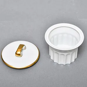  Фарфоровый Кофейный сервиз тет-а-тет «Греческие колонны» 8 предметов, Furstenberg Германия.