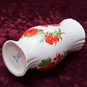 Коллекционная Фарфоровая Ваза «Серп и молот», СССР Бориславский ФЗ, 1974 - 1984 годы.