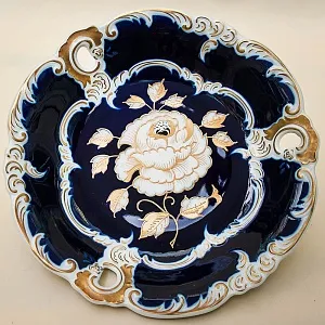 Коллекционное Сервировочное Блюдо «Золотая Роза» WALLENDORF, Германия -1963 год.