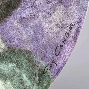 Коллекционная Фарфоровая тарелка «Мишель и Сильви. День матери», Henri d'Arceau Limoges Франция. 