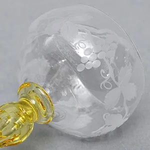 Антикварный Набор «Тет-а-Тет» Бокалы для Вина «MICADO VIGNE», Saint Louis. Франция, начало ХХ века. 