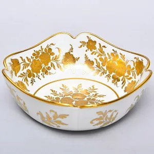 Винтажное Сервировочное Блюдо - Фруктовница «Золотые розы», Фарфор Limoges Франция.