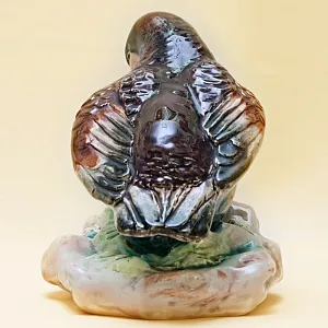 Коллекционная статуэтка «Птица - Куропатка», Фаянс ЗиК Конаково, СССР - 50е годы ХХ века.