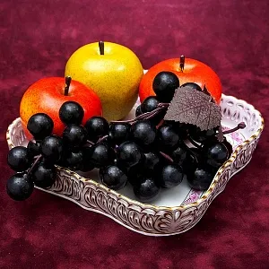 Юбилейная серия! Сервировочное Фарфоровое Блюдо «APPONYI PURPUR», HEREND, Венгрия -1976 г.