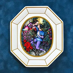 Картина - Панно - Фарфоровая Плакетка «Ромео и Джульета», Villeroy&Boch. Германия - 1980 год.