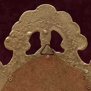 Винтажное Настенное Фигурное Зеркало Франция 47 см. х 33 см.