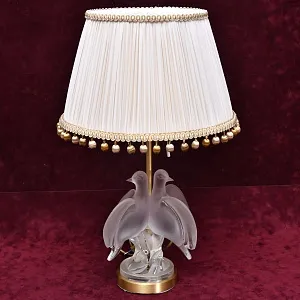 Электрическая Настольная Лампа - Светильник «ARIANE»,  Хрусталь Laligue Франция.