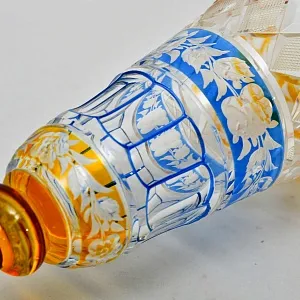 Редкость! Антикварная Хрустальная Ваза, JOSEPHINENHUTTE, Германия 1915 -1925 гг.