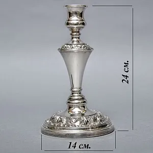 Старинный Канделябр - Подсвечник на Три Свечи, Silverplated SHEFFIELD Англия, начало ХХ века.