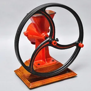 Большая Антикварная Чугунная Ручная Механическая Мельница - Кофемолка, Германия начало ХХ века. 